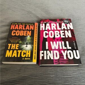 Harlan Coben books Iwill find you and The match